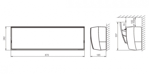 Fujitsu Design R410A ( ASYG14LUCA / AOYG14LUC ) 4,2 kW-os inverteres klíma, mono, oldalfali split klíma - beltéri egység